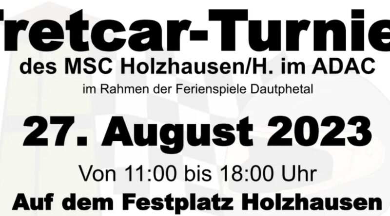 Einladung zum Tretcar-Turnier am 27. August 2023