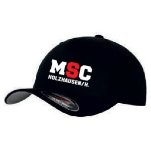 Cap mit gebogenem Schirm und gesticktem Schriftzug
